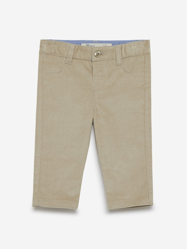 Baby HOP Beige Corduroy Chinos