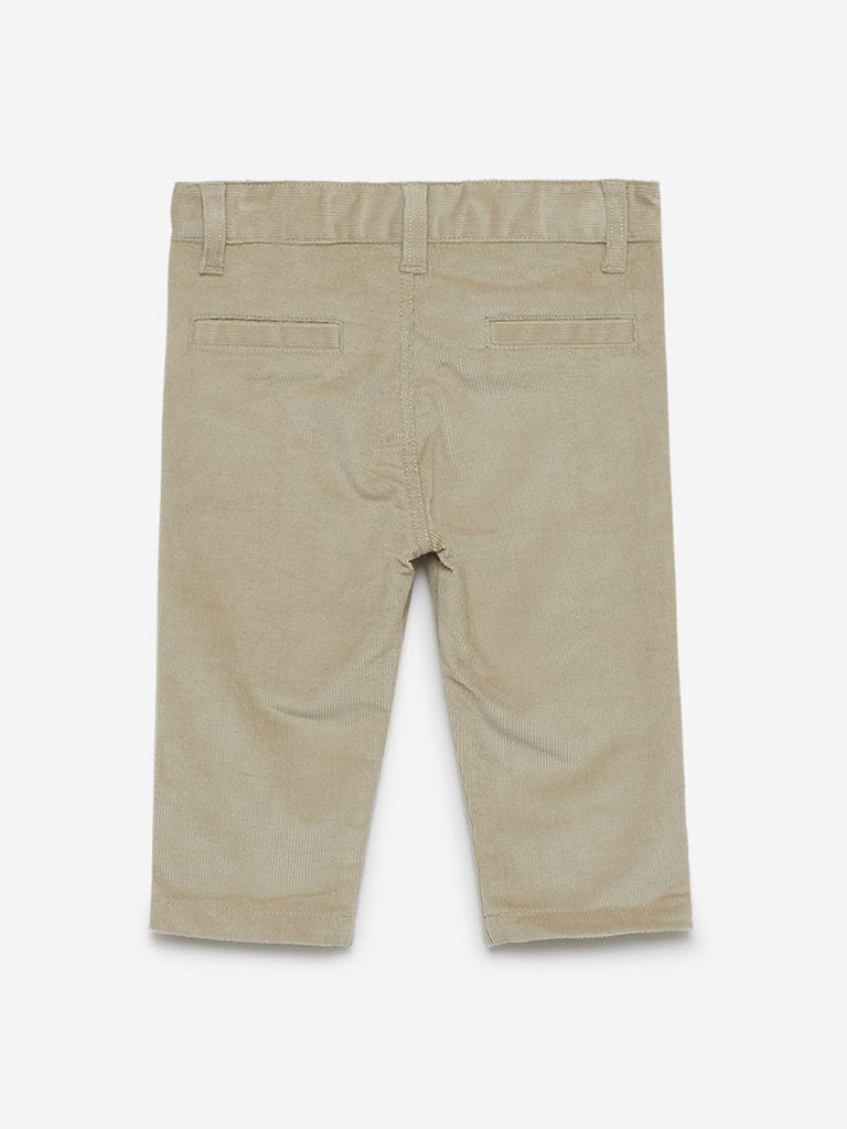 Baby HOP Beige Corduroy Chinos
