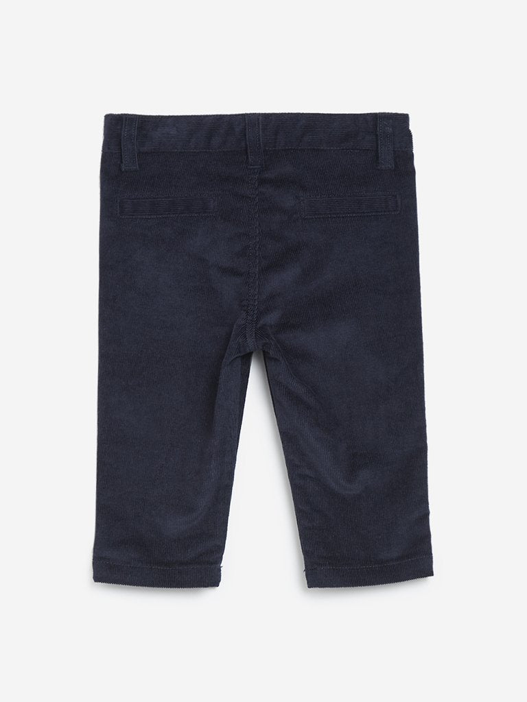 Baby HOP Navy Corduroy Pattern Pants