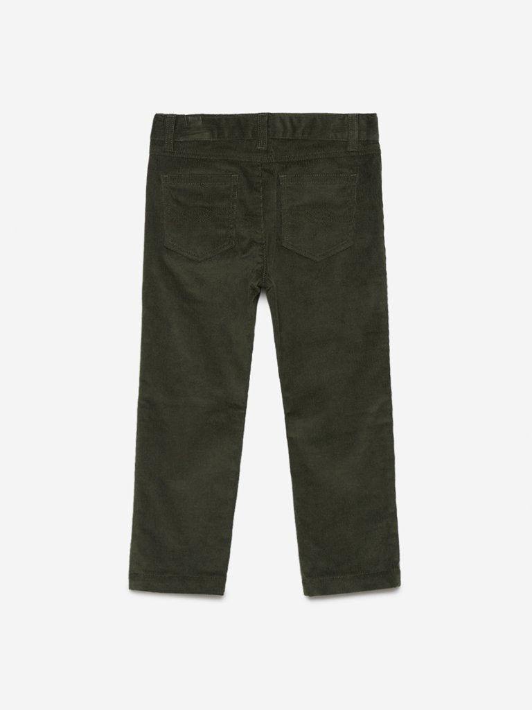 HOP Kids Olive Corduroy Pants