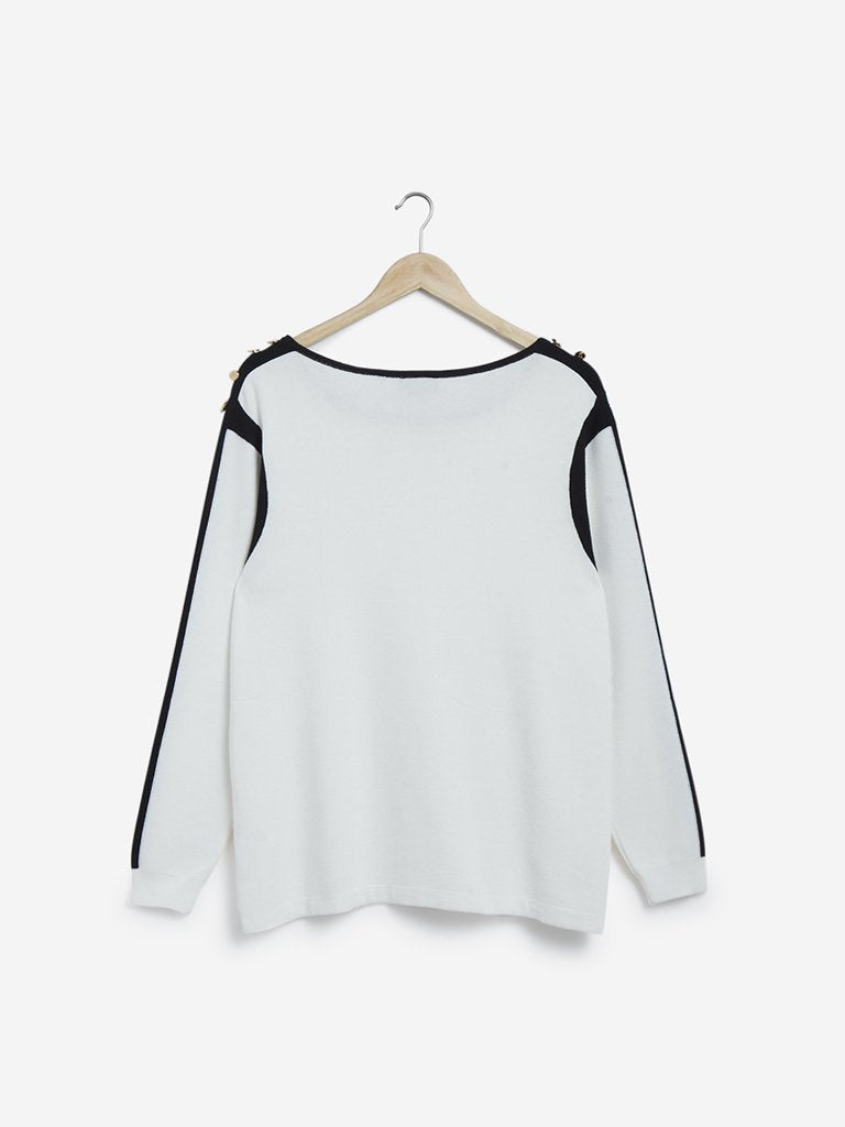 Gia Curves White Panel Detailed Top