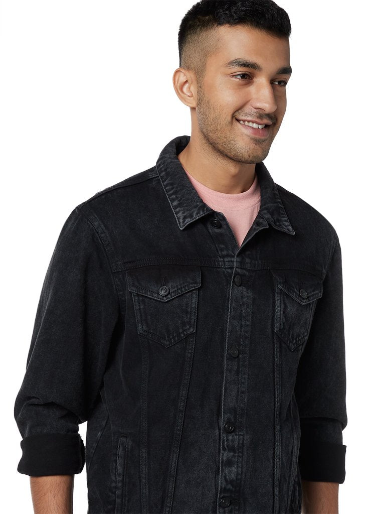 Nuon Black Denim Jacket