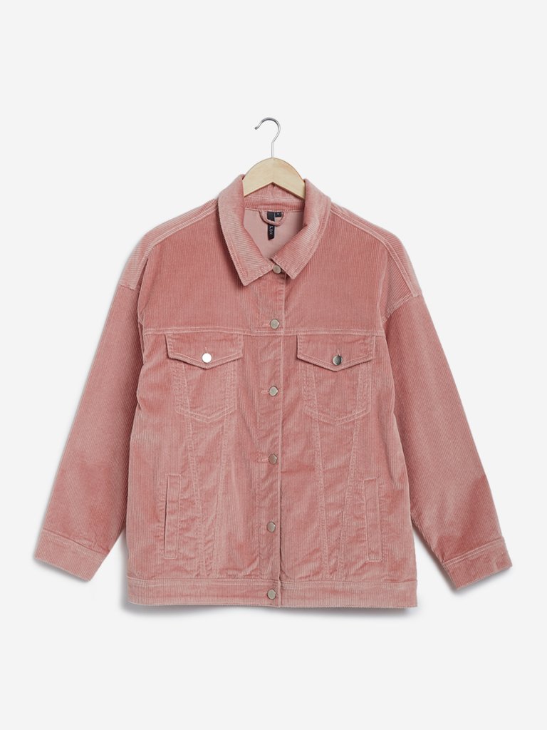 LOV Pink Corduroy Jacket