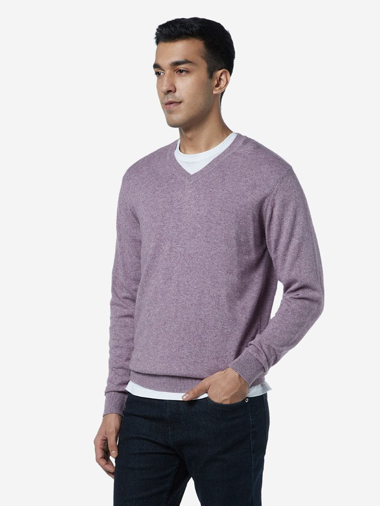 Ascot Lavender Relaxed Fit Sweater