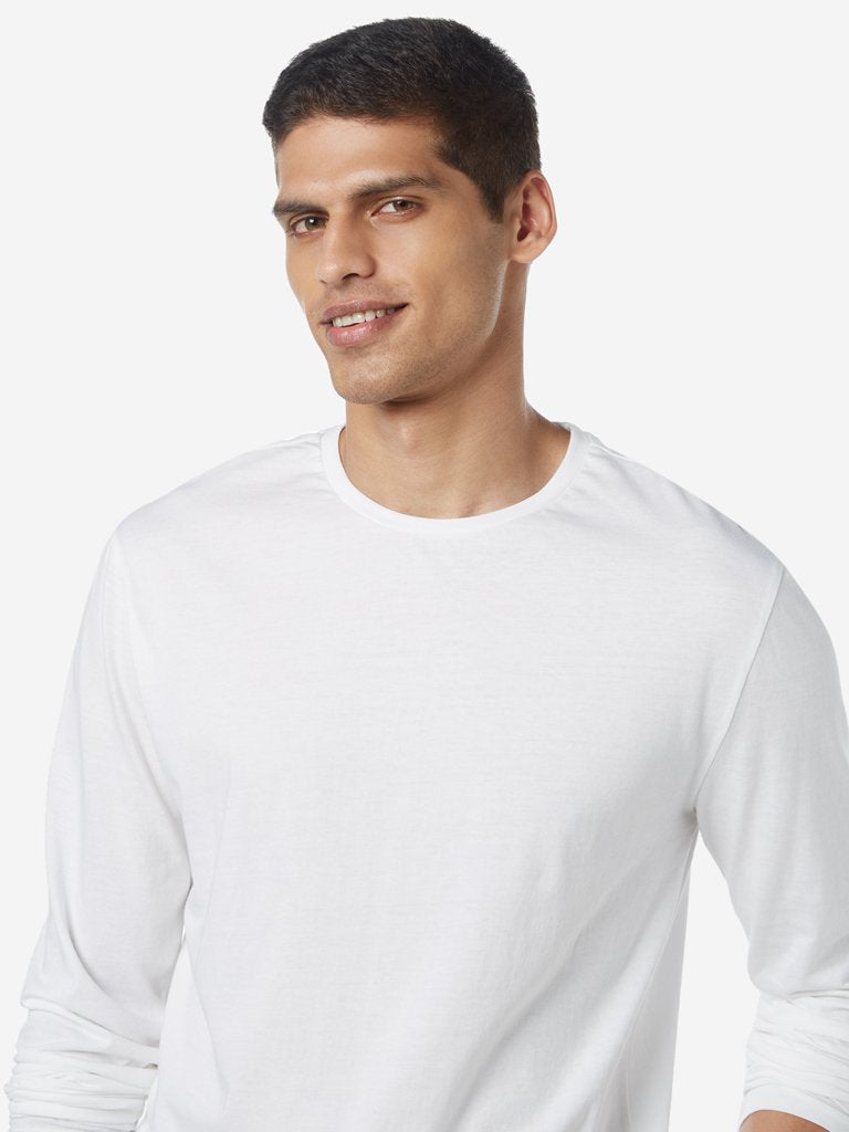 Nuon White Slim Fit T-Shirt