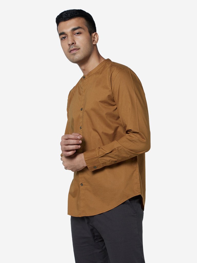 ETA Light Brown Resort Fit Shirt