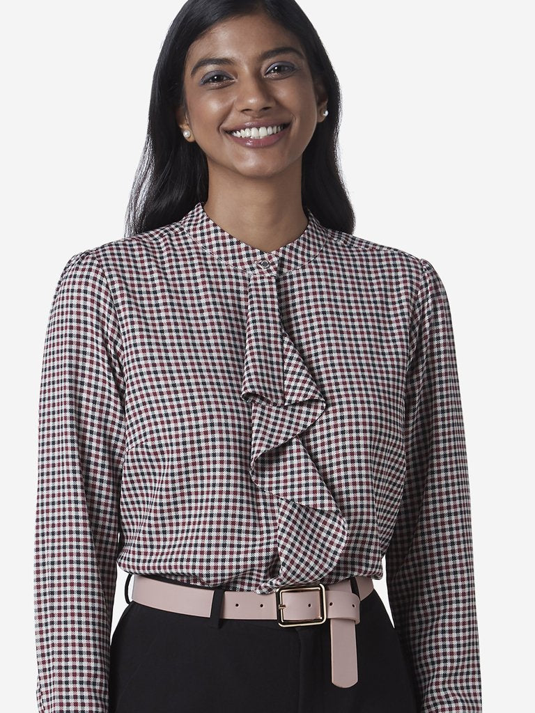 Wardrobe Multicoloured Checkered Musk Shirt