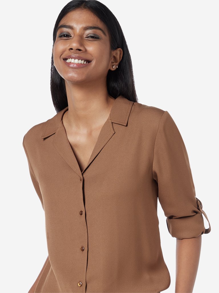 Wardrobe Dark Beige Rianna Shirt