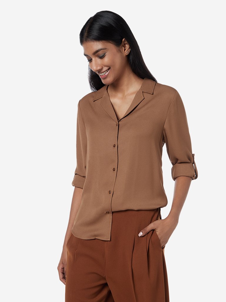Wardrobe Dark Beige Rianna Shirt