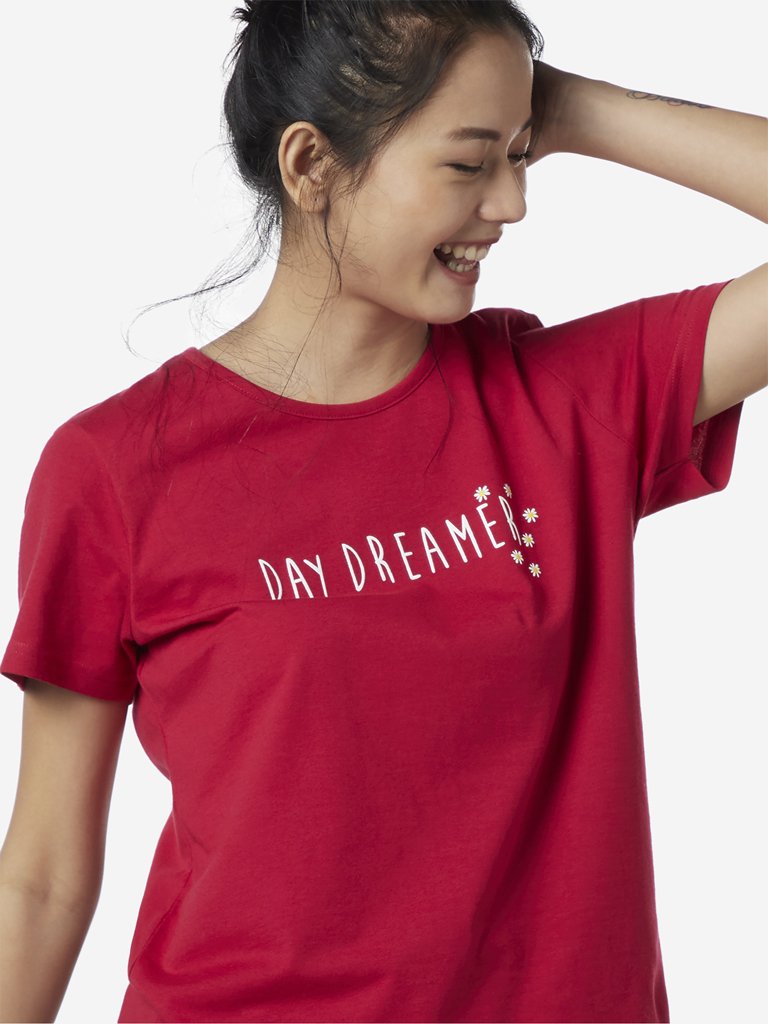 Wunderlove Red Day Dreamer T-Shirt