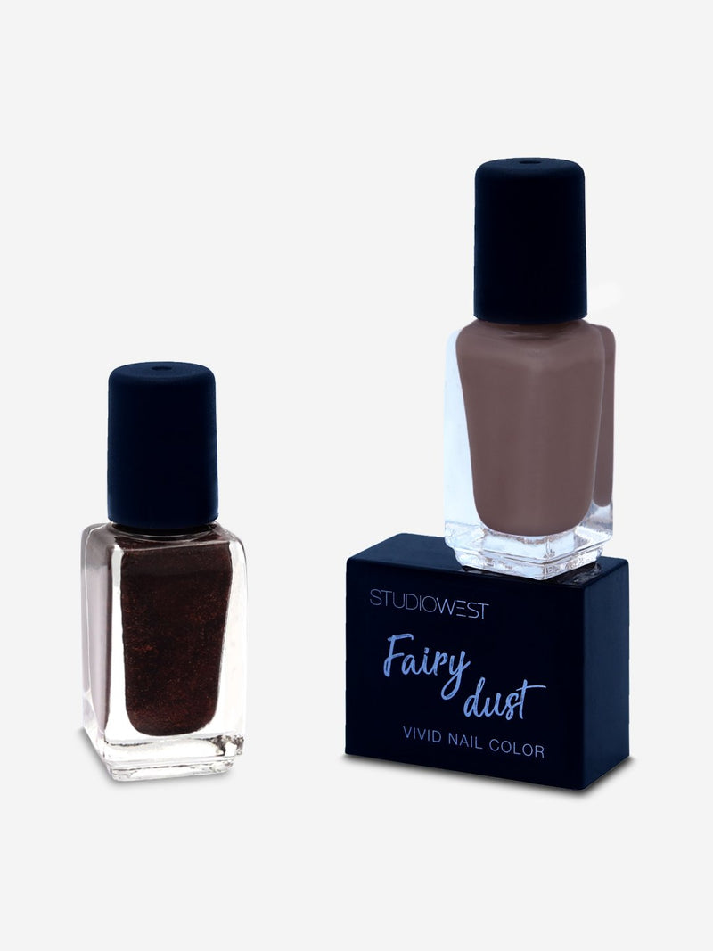 Studiowest Fairy Dust Vivid Nail Colour - Pack of 2, Fairy Dust 4, 9 ml