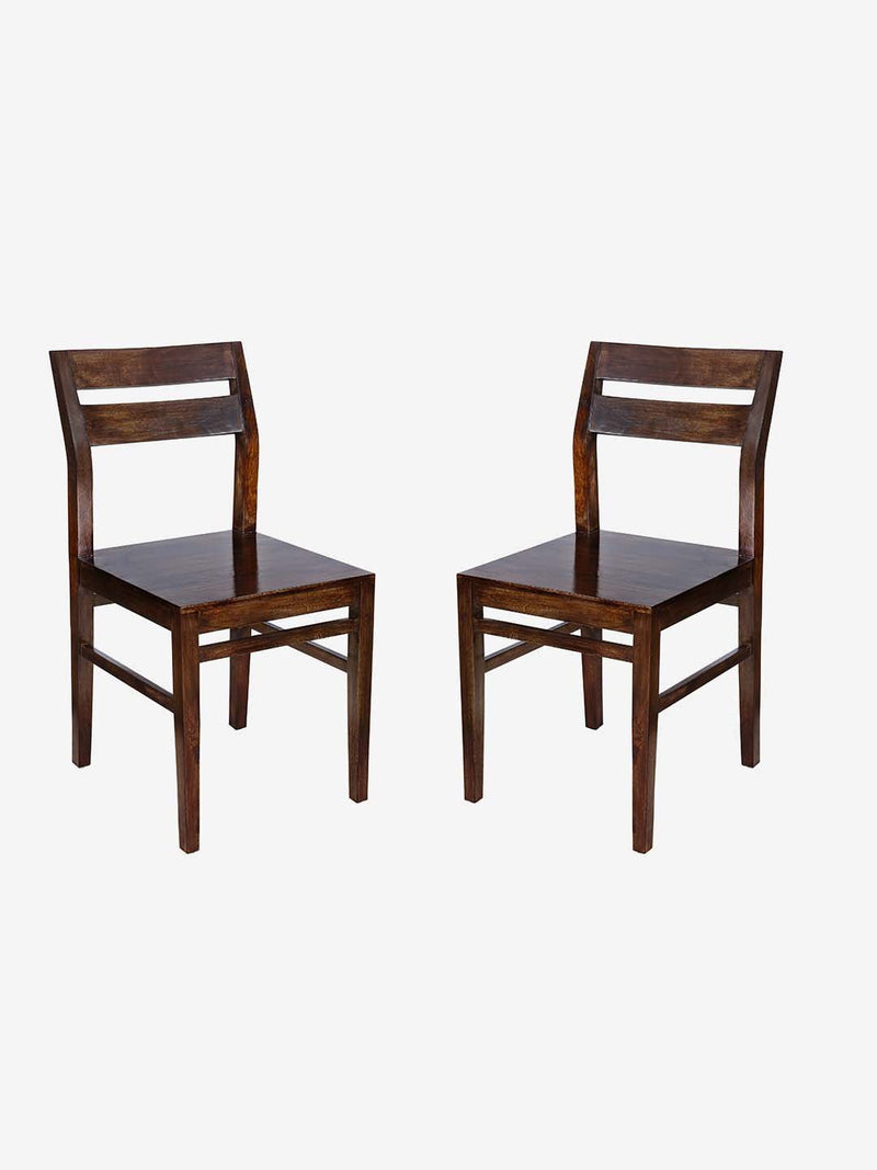 Westside Home Dark Brown Newton Dining Chair - Set of 2