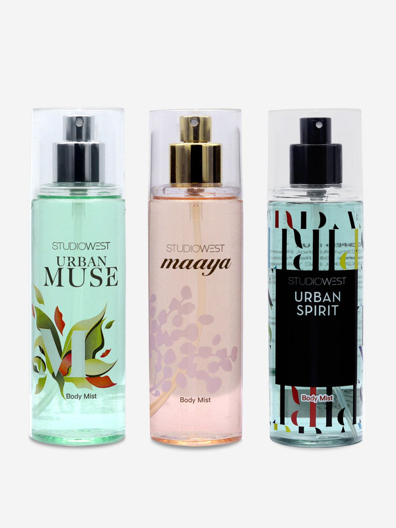 Studiowest Urban Muse Body Mist For Women, 100ml