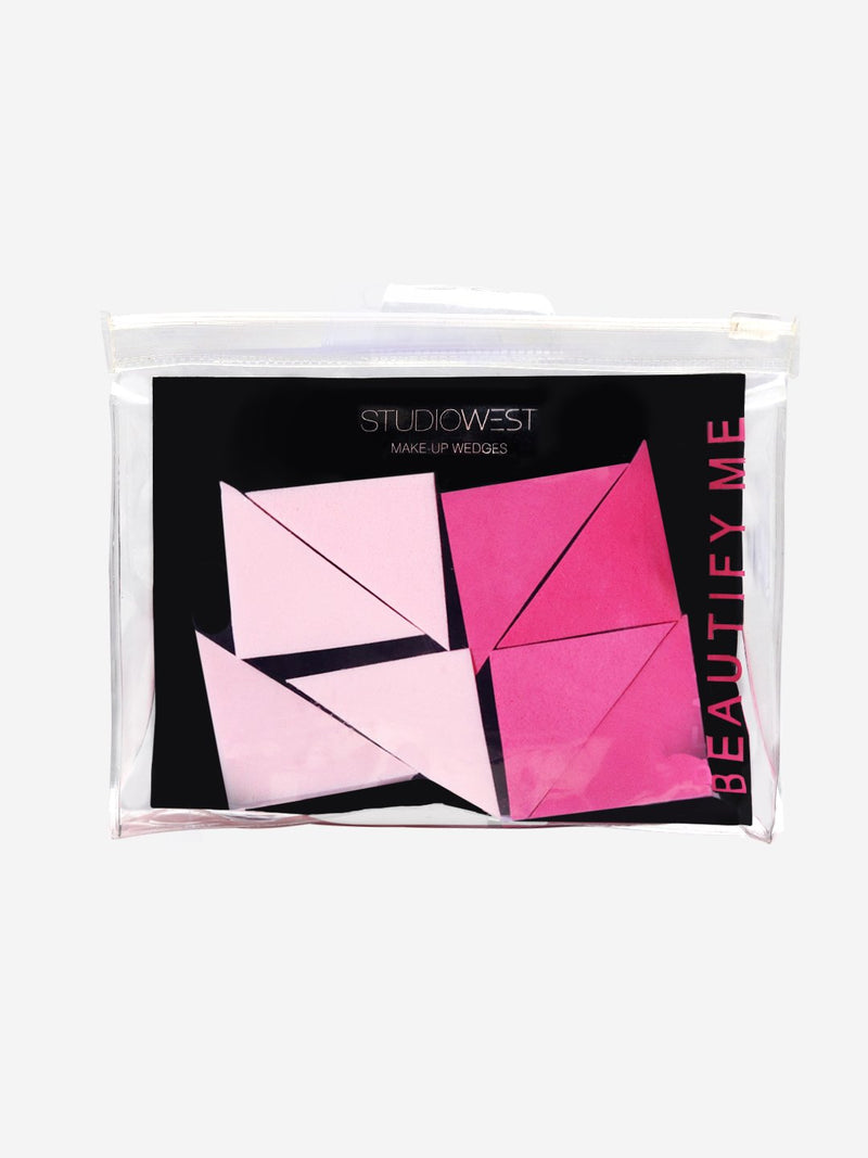 Studiowest Make Up Pastel Pink Wedges (Pack of 8)