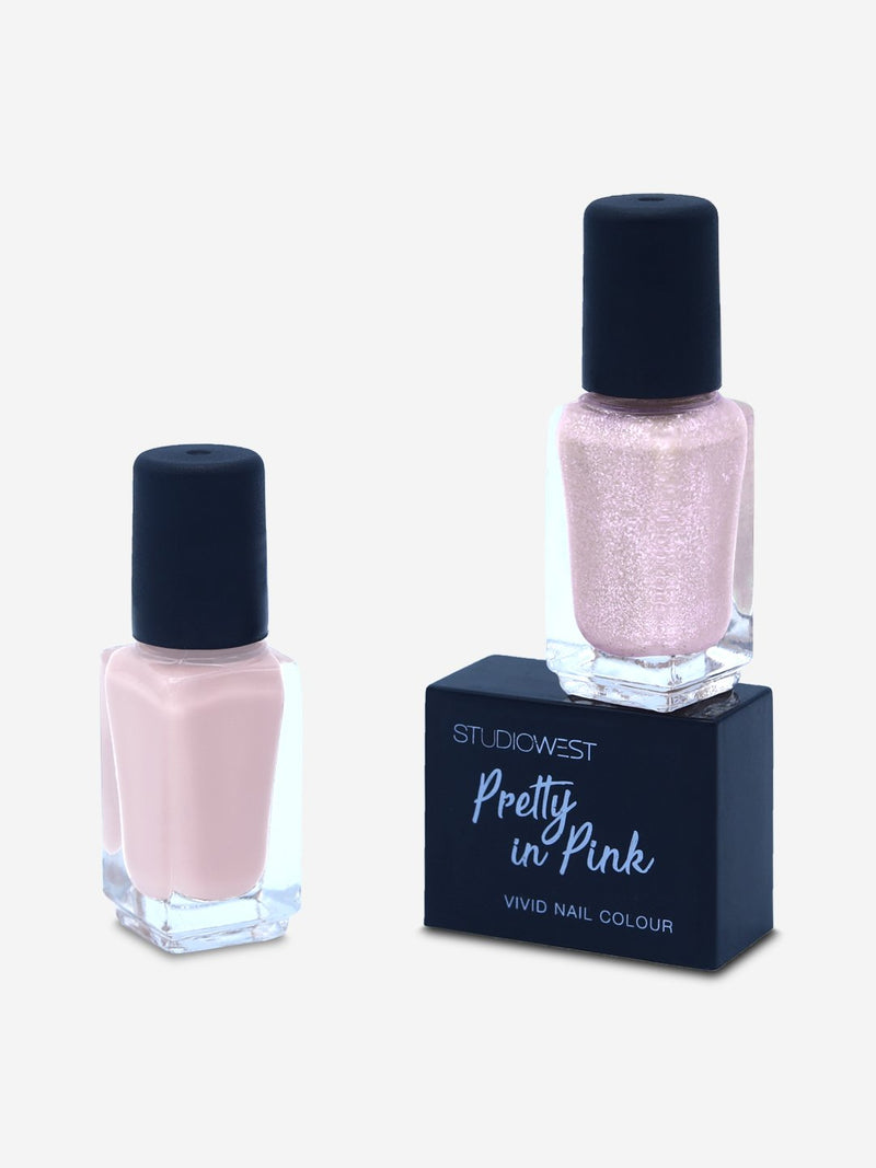 Studiowest Pretty In Pink Vivid Nail Colour - Pack of 2, PP 04, 9 ml