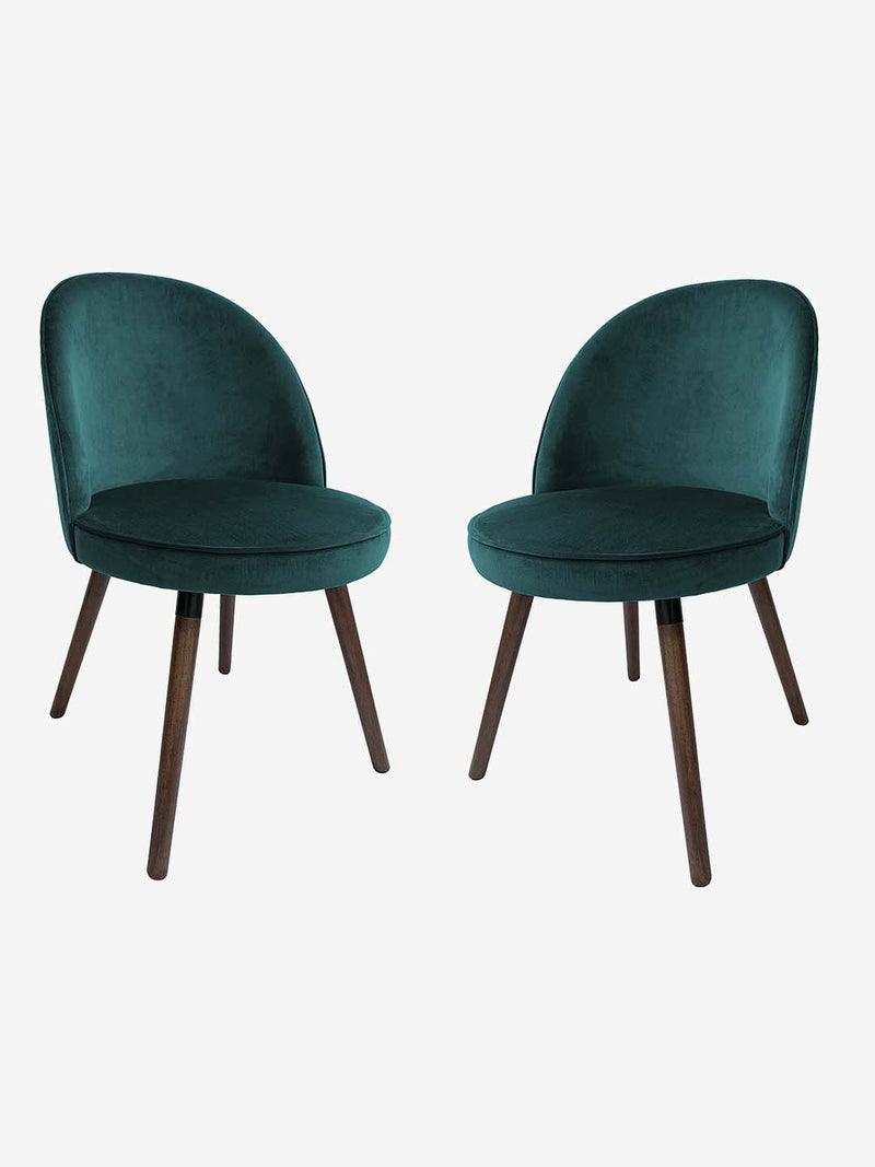 Westside Home Dark Teal Bristol Dining Chair - Set of 2