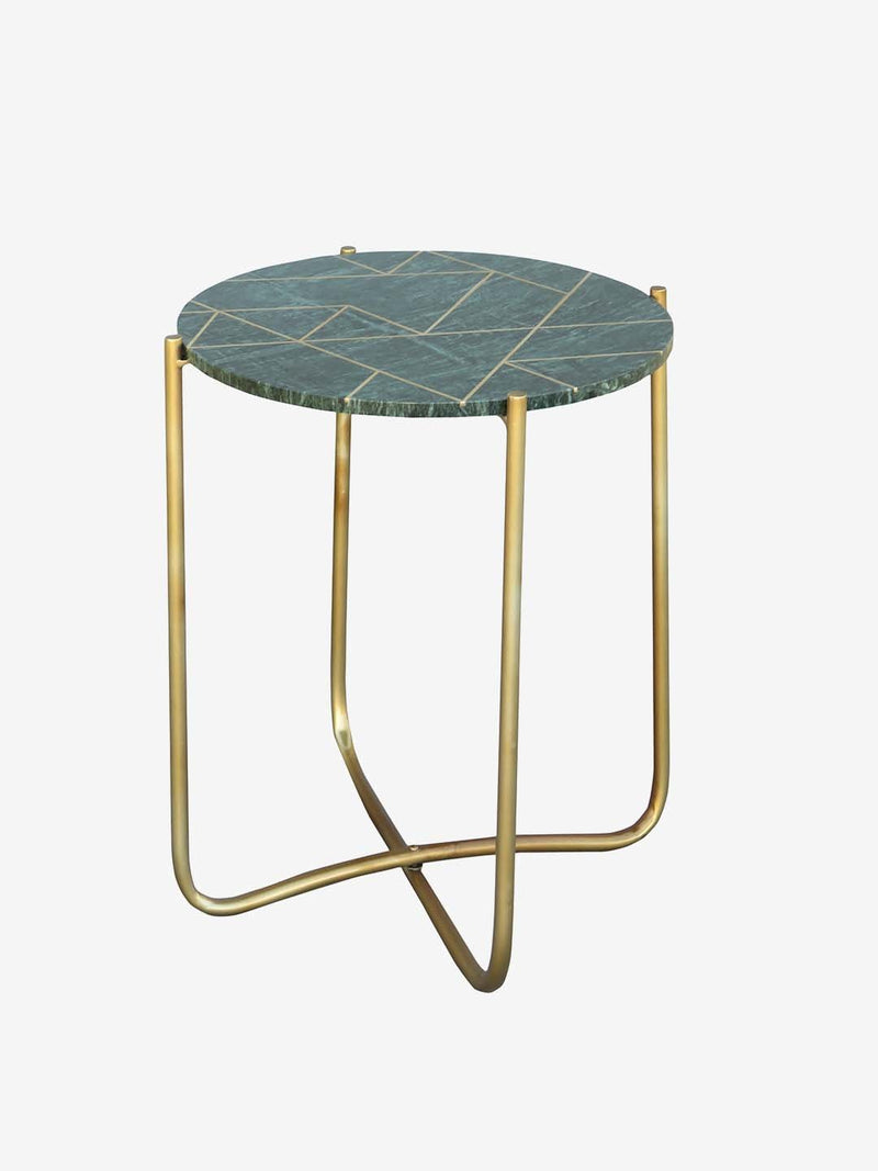 Westside Home Gold Newport Side Table