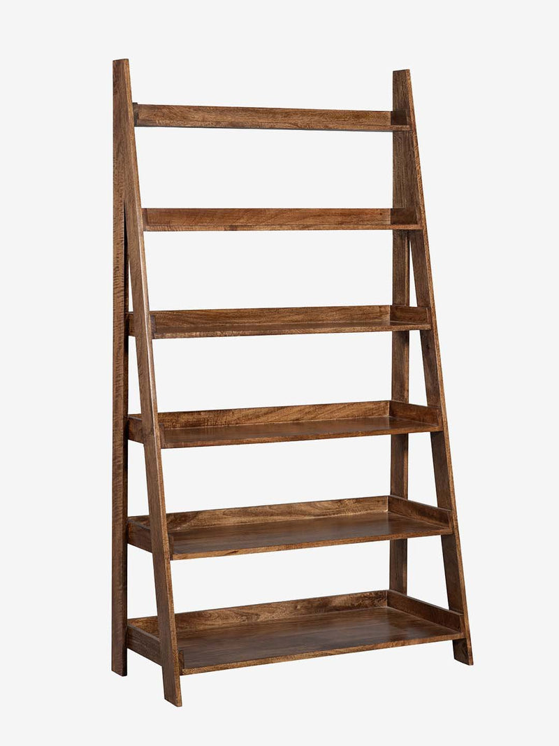 Westside Home Brown Accent Ladder Bookshelf