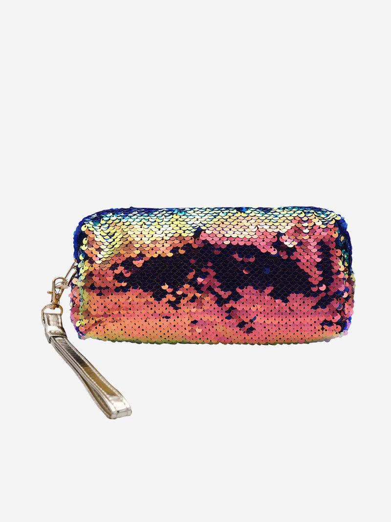 Studiowest Gradient Pink Reversible Sequin Pouch