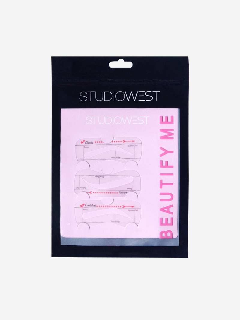 Studiowest Pink Eyebrow Stencil