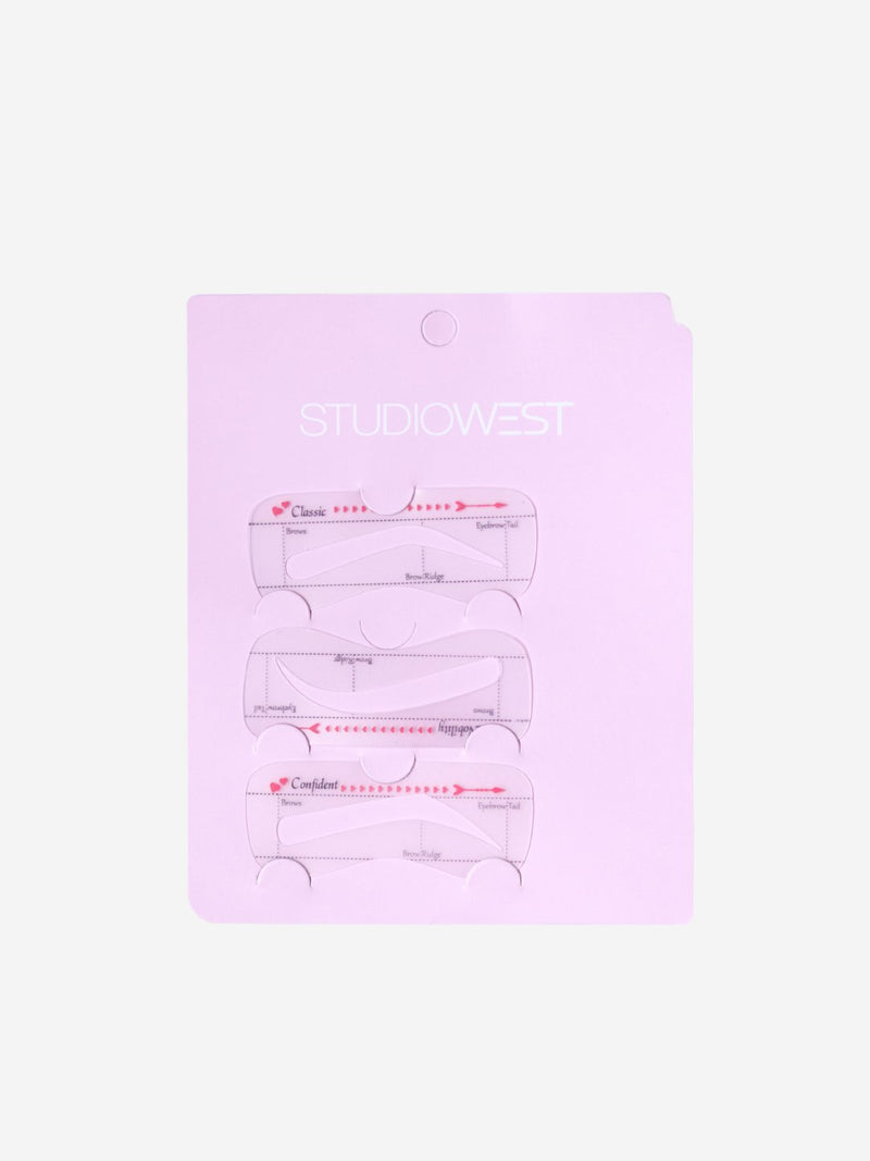 Studiowest Pink Eyebrow Stencil