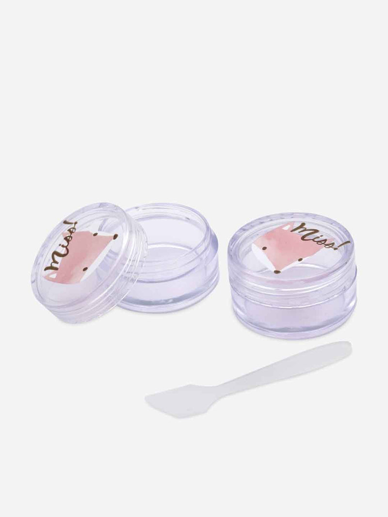 Studiowest Peach Makeup Containers