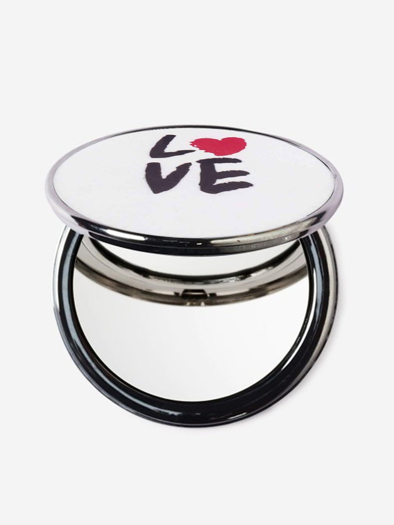Studiowest Round Compact Mirror - Love