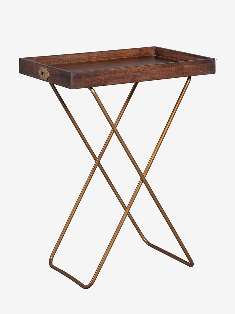 Westside Home Gold Bedford Tray Table