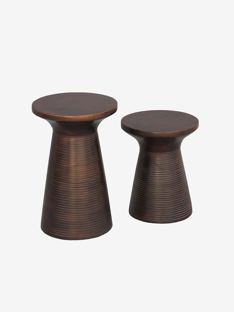 Westside Home Brown Oxford Stool Large