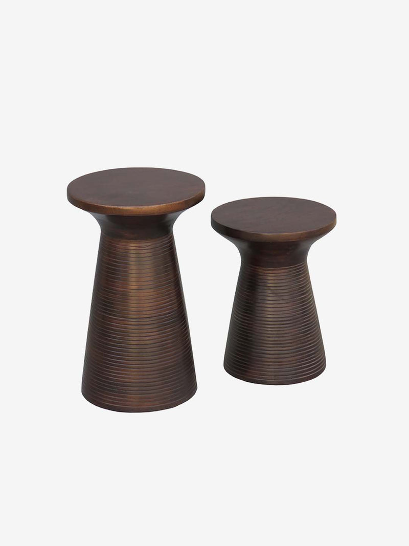 Westside Home Brown Oxford Stool Small