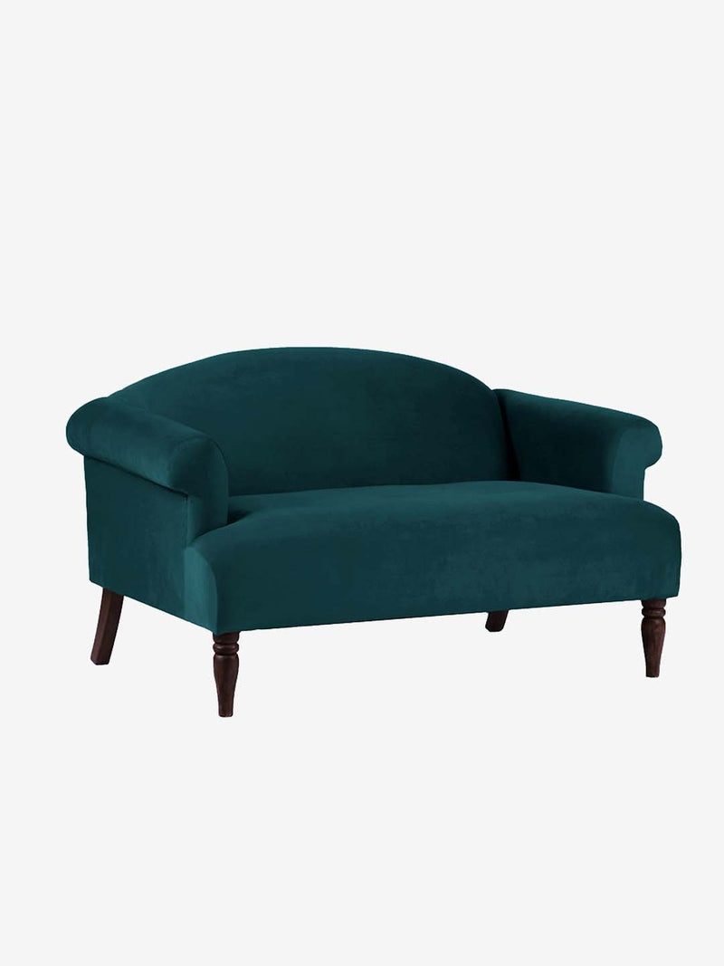 Westside Home Dark Teal Newport Two Seater Sofa