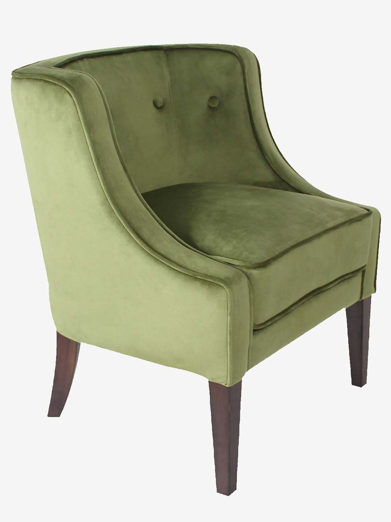 Westside Home Light Green Oxford Bucket Armchair