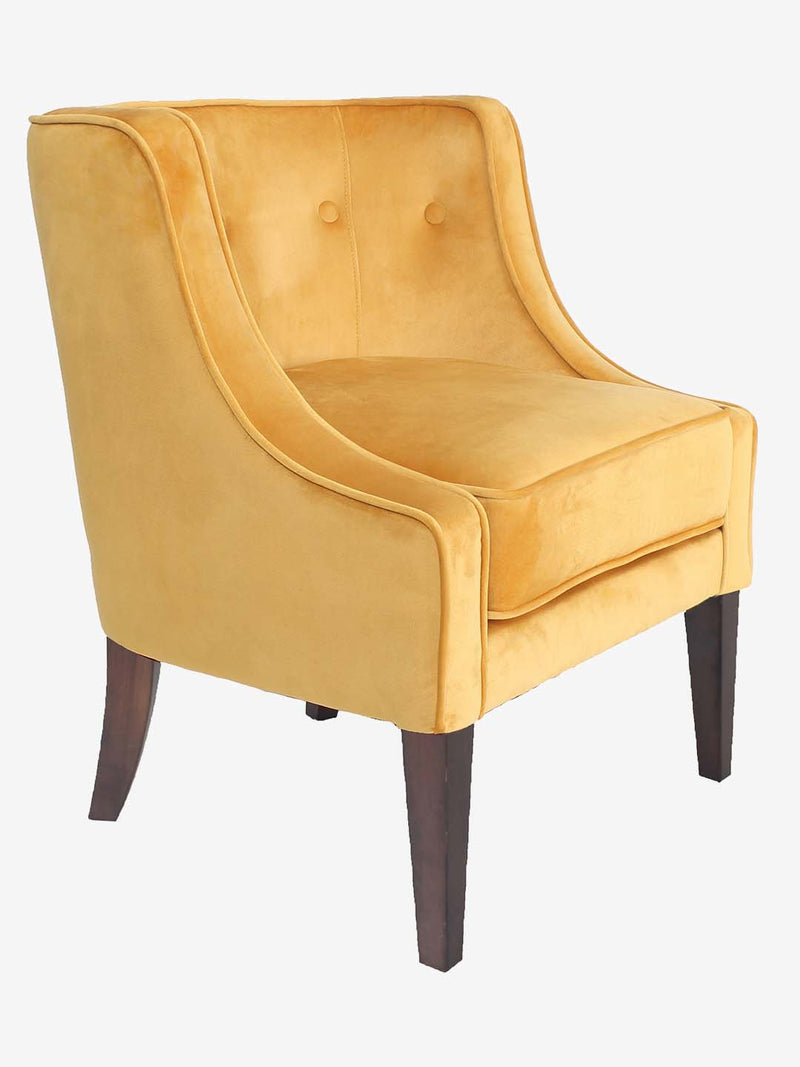 Westside Home Gold Oxford Bucket Armchair